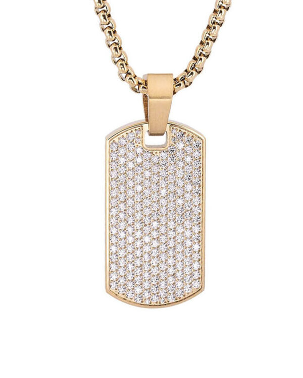 Nieśmiertelnik Pave Gold