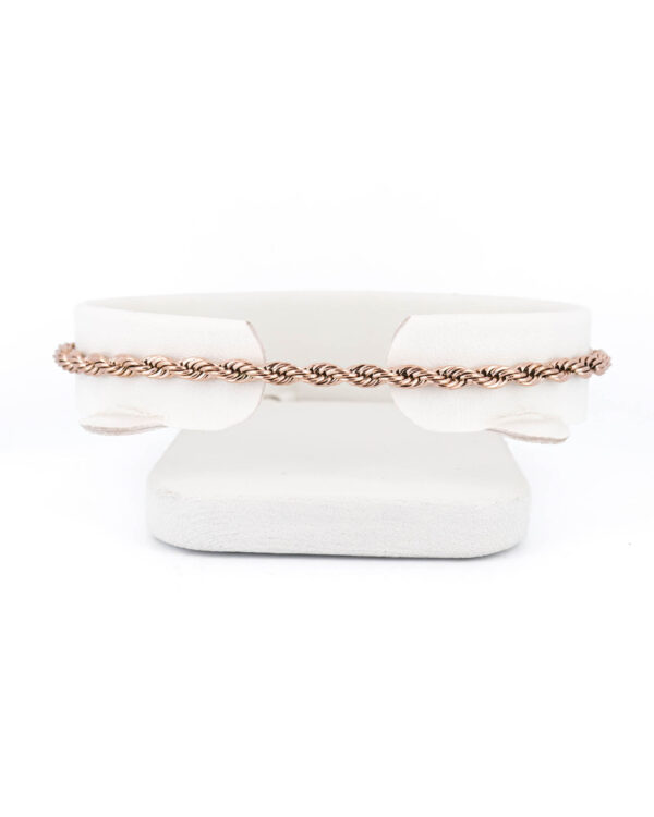 Bransoletka Rope Rose Gold 3mm