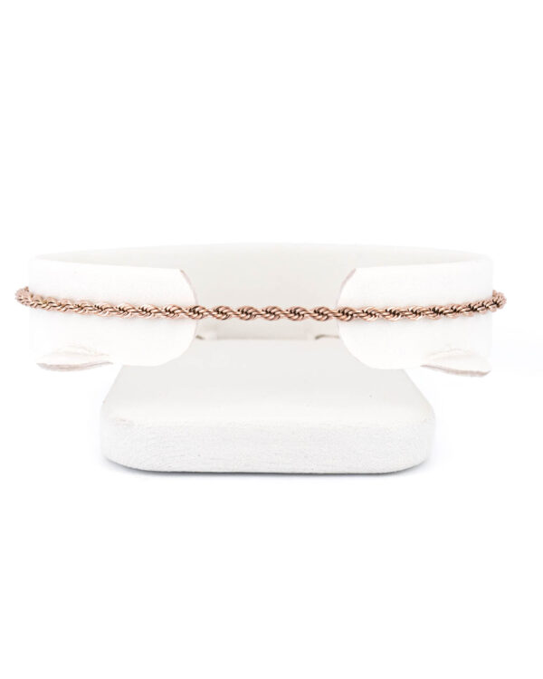 Bransoletka Rope Rose Gold 2mm