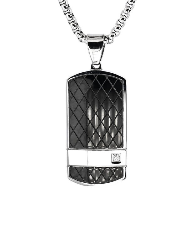 Nieśmiertelnik Auren Silver-Black