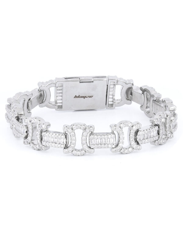 Bransoletka Monarch Silver 12mm