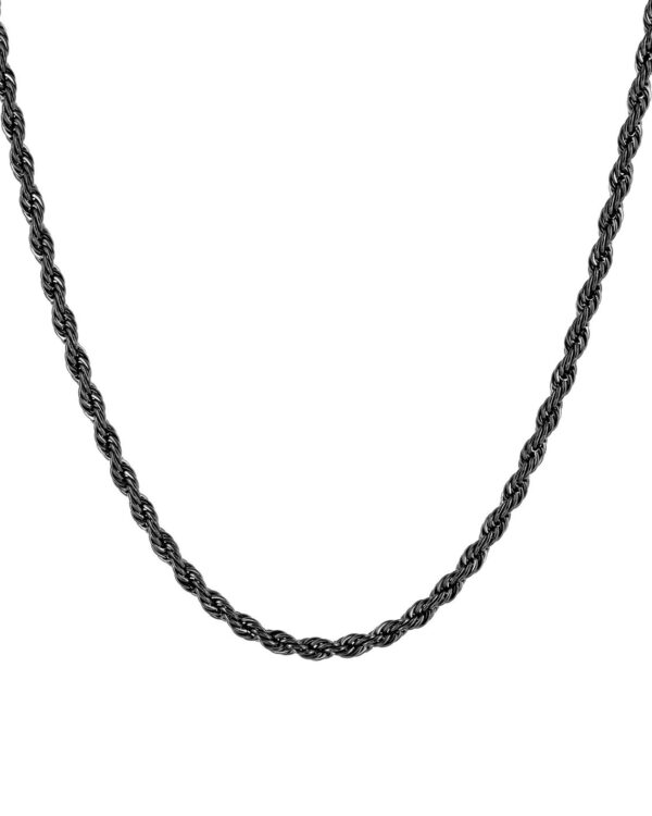 Łańcuch Rope Black 3mm