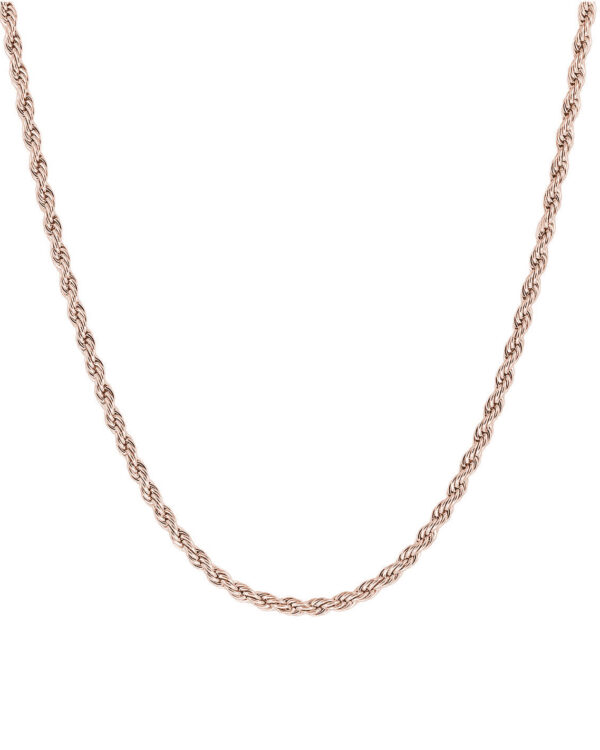 Łańcuch Rope Rose Gold 3mm