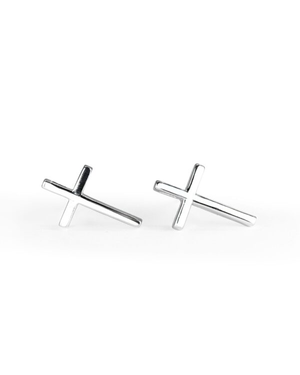 Kolczyki Pure Cross Silver